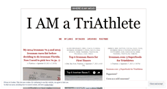 Desktop Screenshot of iwanttobeatriathlete.wordpress.com