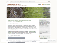 Tablet Screenshot of fromthehatchery.wordpress.com