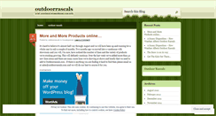 Desktop Screenshot of outdoorrascals.wordpress.com