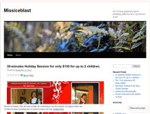 Tablet Screenshot of missiceblast.wordpress.com