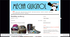 Desktop Screenshot of mechaguignol.wordpress.com