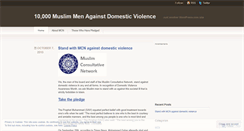 Desktop Screenshot of muslimmenagainstdv.wordpress.com