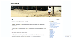 Desktop Screenshot of lesbiantalk.wordpress.com