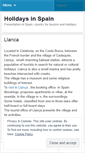 Mobile Screenshot of holidaysspain.wordpress.com