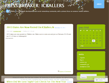 Tablet Screenshot of icballers.wordpress.com