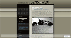 Desktop Screenshot of nocturneind.wordpress.com