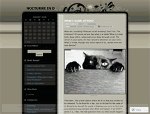 Tablet Screenshot of nocturneind.wordpress.com