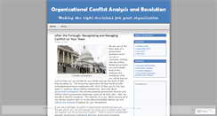 Desktop Screenshot of organizationalconflict.wordpress.com
