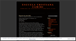 Desktop Screenshot of escuelacristiana.wordpress.com