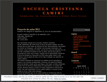 Tablet Screenshot of escuelacristiana.wordpress.com