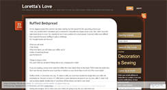 Desktop Screenshot of lorettaslove.wordpress.com