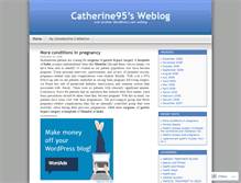Tablet Screenshot of catherine95.wordpress.com