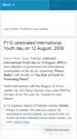 Mobile Screenshot of fygpakistan.wordpress.com