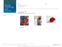 Tablet Screenshot of greenweddingandevents.wordpress.com