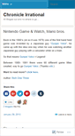 Mobile Screenshot of chronicleirrational.wordpress.com