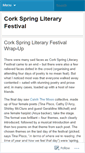 Mobile Screenshot of corkspringliteraryfestival.wordpress.com