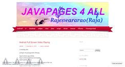 Desktop Screenshot of javapages4all.wordpress.com