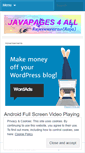 Mobile Screenshot of javapages4all.wordpress.com