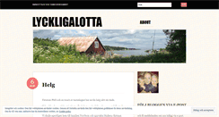 Desktop Screenshot of lyckligalotta.wordpress.com