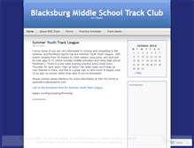 Tablet Screenshot of bmstrack.wordpress.com