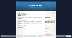 Desktop Screenshot of frejsan.wordpress.com