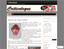 Tablet Screenshot of criticoteque.wordpress.com