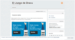 Desktop Screenshot of eljuegodedracu.wordpress.com