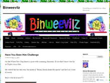 Tablet Screenshot of binweevilz.wordpress.com