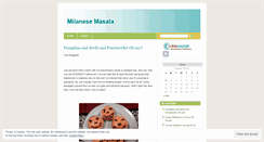 Desktop Screenshot of milanesemasala.wordpress.com