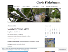 Tablet Screenshot of crisflaksbaum.wordpress.com