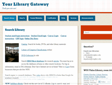 Tablet Screenshot of librarygateway.wordpress.com
