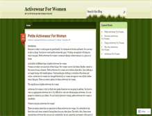 Tablet Screenshot of activewearforwomen.wordpress.com