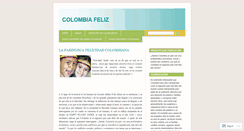 Desktop Screenshot of colombiafeliz.wordpress.com