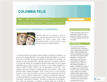 Tablet Screenshot of colombiafeliz.wordpress.com