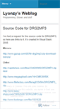 Mobile Screenshot of lyonzy.wordpress.com