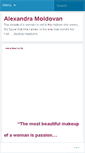 Mobile Screenshot of alexandramoldovan.wordpress.com