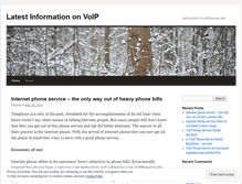 Tablet Screenshot of learnvoip.wordpress.com