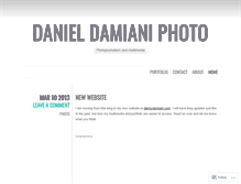 Tablet Screenshot of danieldamianiphoto.wordpress.com