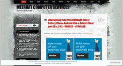 Desktop Screenshot of meerkatcomputerservices.wordpress.com