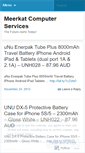 Mobile Screenshot of meerkatcomputerservices.wordpress.com