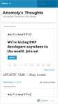 Mobile Screenshot of anomoly.wordpress.com