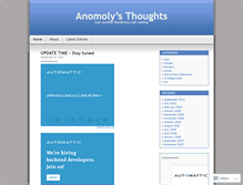 Tablet Screenshot of anomoly.wordpress.com