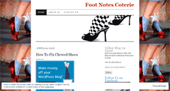 Desktop Screenshot of footnotesclub.wordpress.com