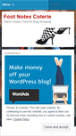 Mobile Screenshot of footnotesclub.wordpress.com