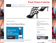 Tablet Screenshot of footnotesclub.wordpress.com
