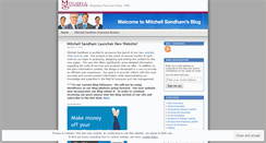 Desktop Screenshot of mitchellsandham.wordpress.com