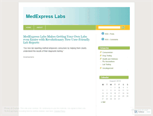 Tablet Screenshot of medexpresslabs.wordpress.com