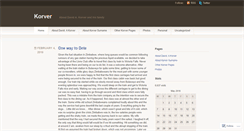 Desktop Screenshot of dakorver.wordpress.com