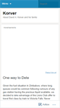 Mobile Screenshot of dakorver.wordpress.com