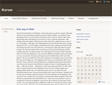 Tablet Screenshot of dakorver.wordpress.com